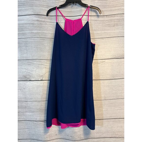 Reversible Pink & Blue Spaghetti Strap Dress - Picture 1 of 6